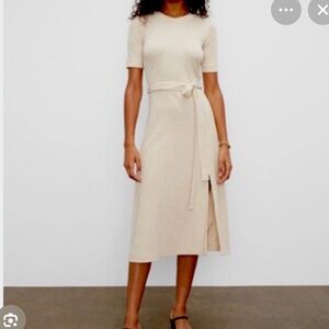 Club Monaco Ribbed Midi Dress